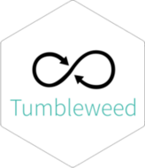 openSUSE Tumbleweed white sticker (FW0449)