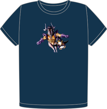 Dynamic Duo organic navy t-shirt