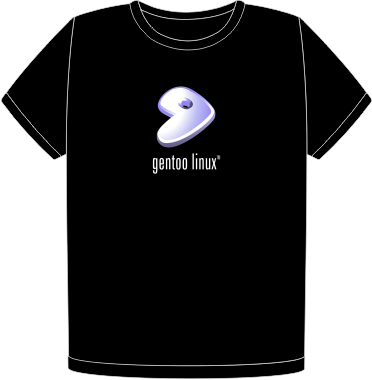 Camiseta Gentoo black