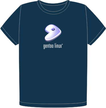 Camiseta Gentoo heart navy organic