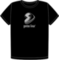 Camiseta Gentoo white on black