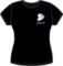 Gentoo heart fitted t-shirt