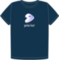 Gentoo heart navy organic t-shirt