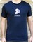 Gentoo heart navy organic t-shirt - Photo