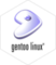 Gentoo linux white sticker