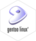 Gentoo linux white sticker - Design