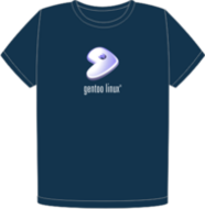 Camiseta Gentoo heart navy organic (FW0737)