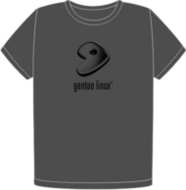 Gentoo organic light anthracite t-shirt (FW0757)