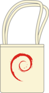 The Debian natural organic Tote bags (FW0759)