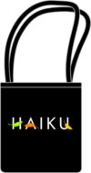 The Haiku black organic Tote bags (FW0766)