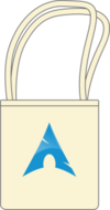The Arch Linux Natural Tote bags (FW0857) The Arch Linux Natural Tote bags (FW0857)
