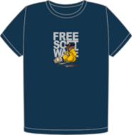 Free Soft Organic Navy t-shirt (FW0864) Free Soft Organic Navy t-shirt (FW0864)